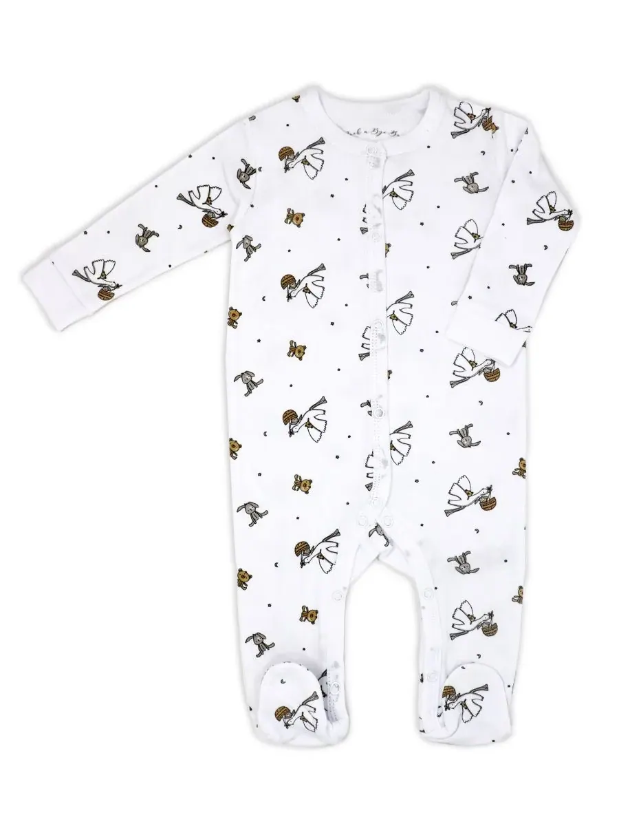 Набор для новорожденных мальчиков и девочек, 7 предметов Rock-A-Bye Baby Boutique — изображение 2 из 8, белый