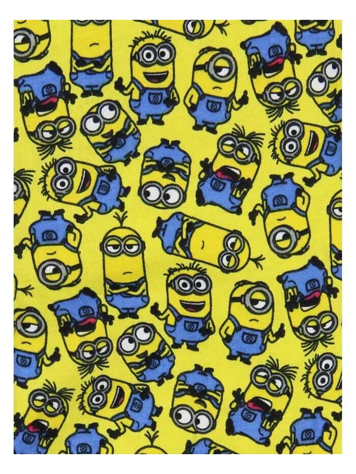 Пижамный комплект для сна Big Boys Minions Crew Bob Stuart Phil Kevin Despicable Me — изображение 3 из 3, желтый