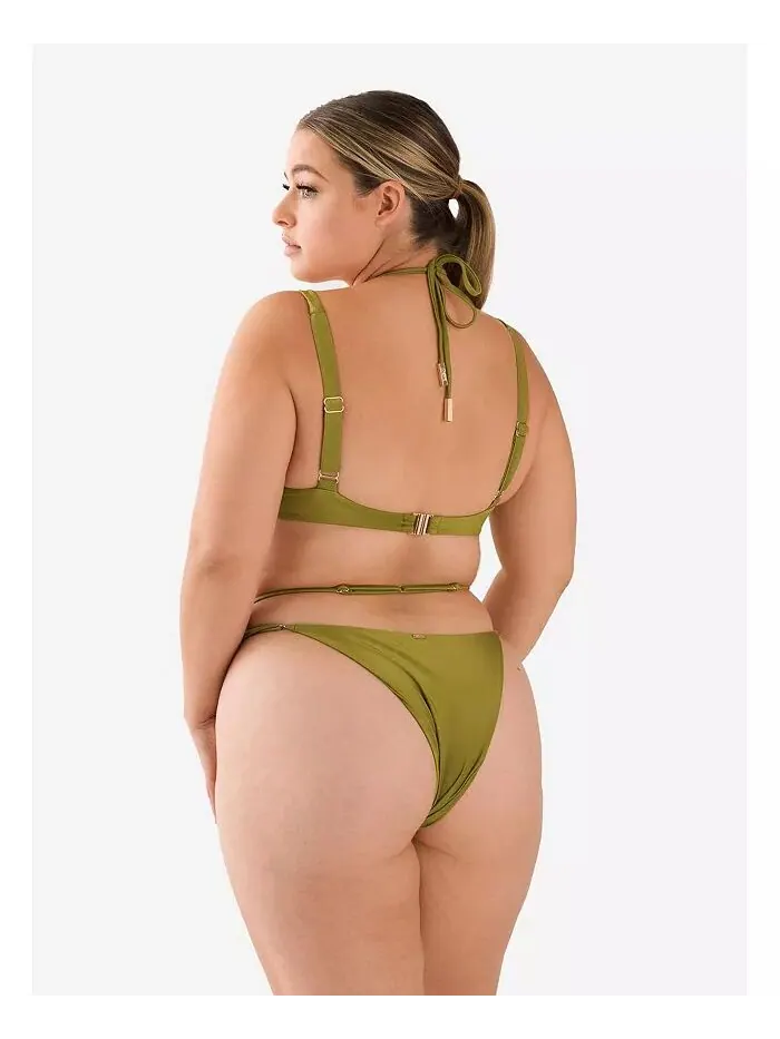 Низ бикини Women's Desire MBM Swim — изображение 2 из 3, оливковый