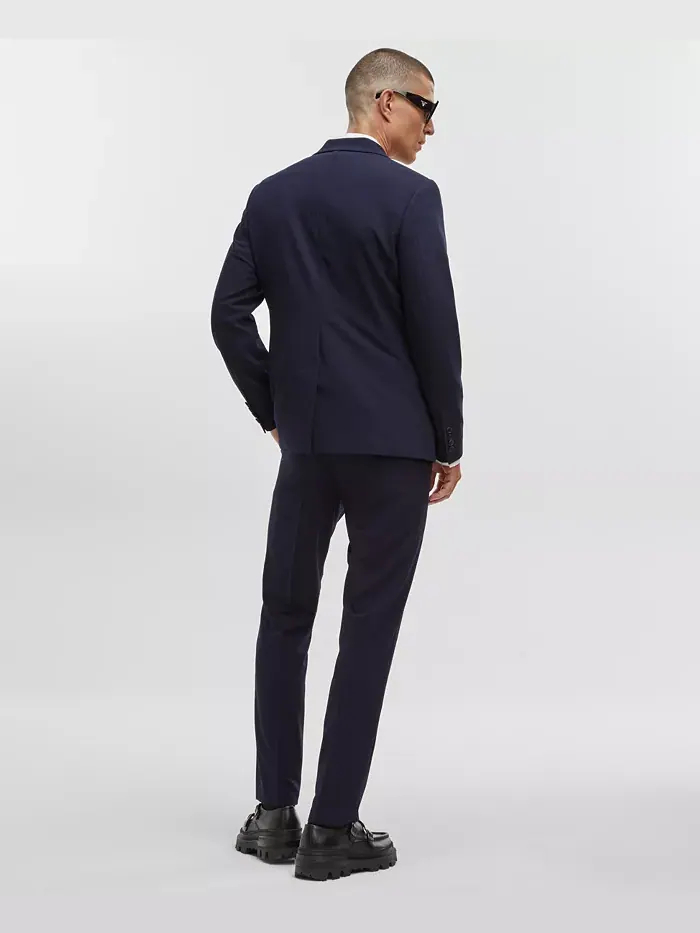 Мужские классические брюки Slim-Fit Mode of One — изображение 5 из 5, голубой