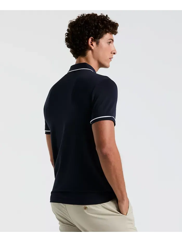 Мужская поло Earl Pique Original Penguin — изображение 4 из 4, сапфировый