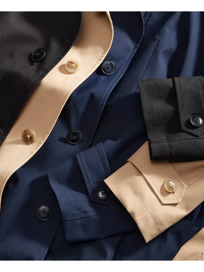 Мужской классический плащ Michael Kors — изображение 2 из 2, черный