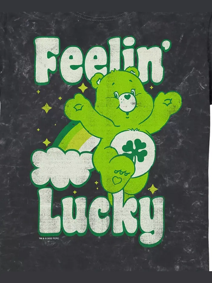 Мужская футболка Lucky с коротким рукавом Care Bears — изображение 3 из 3, черный