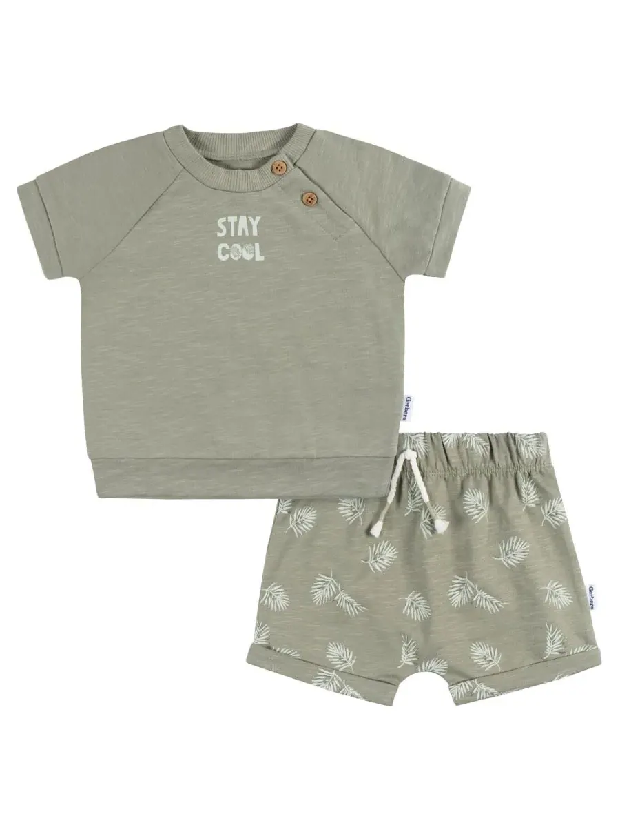 Детский комплект для мальчика: футболка и шорты, 2 предмета Gerber, Suns