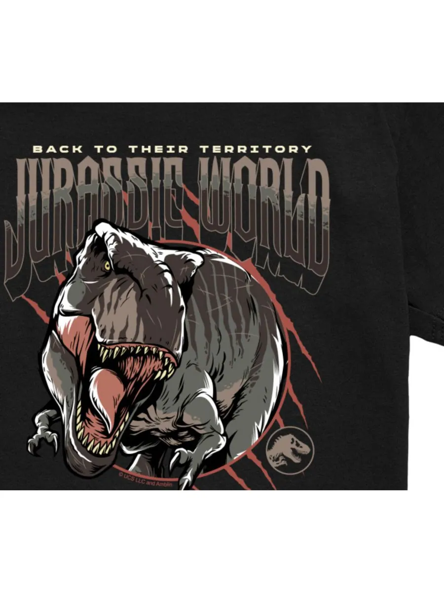Футболка Big Boys Live Action T-REX Jurassic Park — изображение 3 из 3, черный