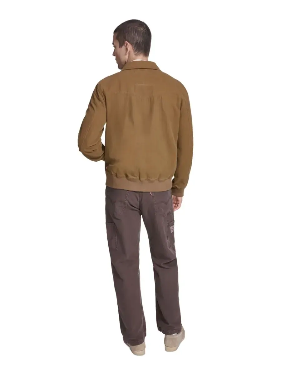Мужская хлопковая куртка-бомбер в стиле вестерн Levi's — изображение 7 из 7, коричневый