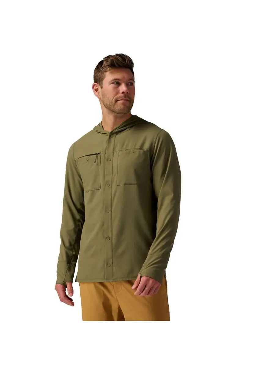 Худи с капюшоном, с длинным рукавом, Hybrid Tahoe Sun Hoodie Backcountry — изображение 1 из 6, каламата