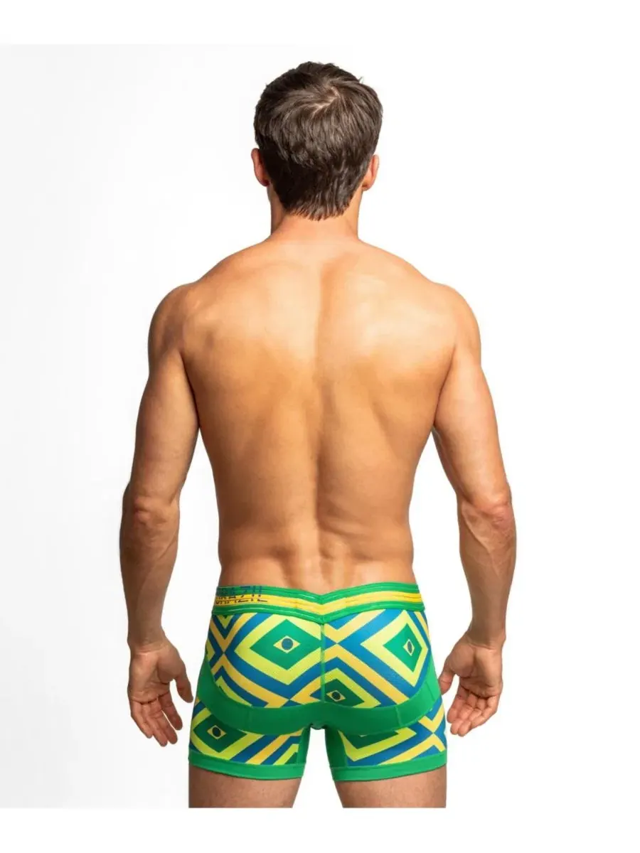 Трусы анатомические SOCCER EDITION Anatomic Trunk Rounderbum — изображение 3 из 4, зеленый