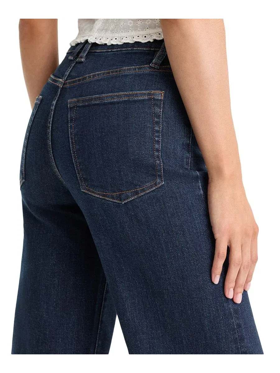 Джинсы с высокой посадкой и широкими штанинами Palazzo Good American — изображение 4 из 5, синий