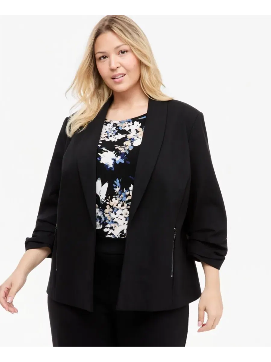 Жакет с шалью и рукавом 3/4 Anne Klein Essentials