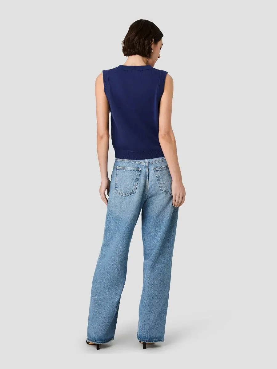 Женский жилет без рукавов Willa V-Neck French Connection — изображение 6 из 6, синий