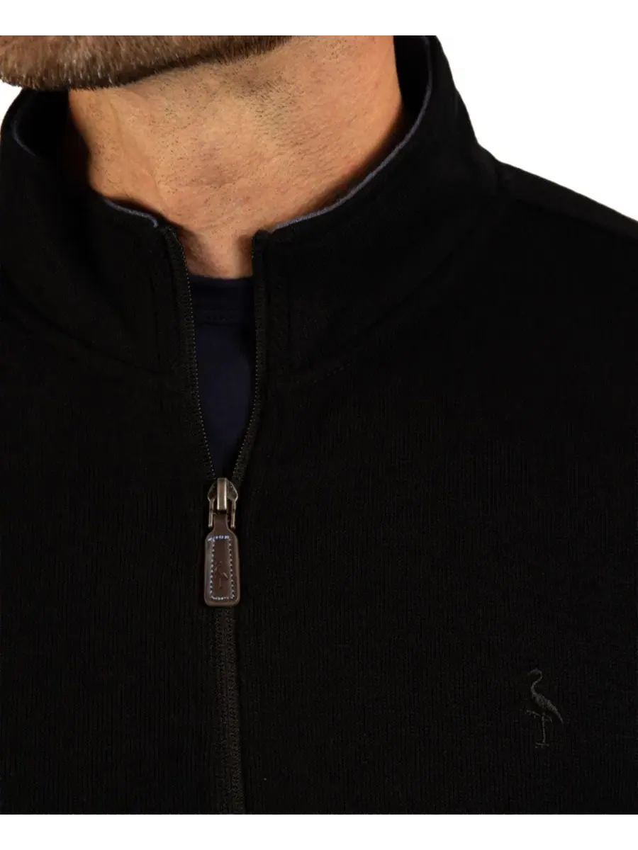 Свитшот с полной молнией, Regular Fit, French Rib Tailorbyrd — изображение 4 из 4, черный