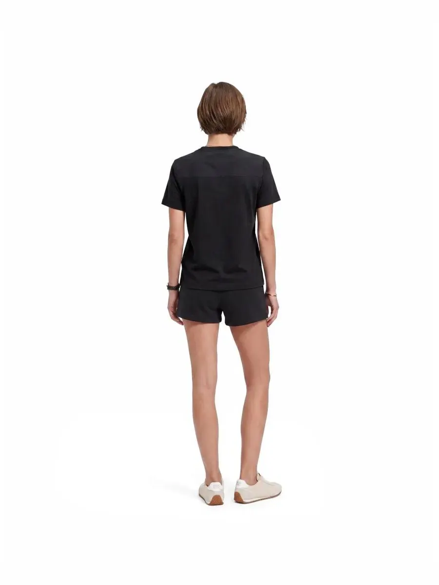 Женская футболка Alpenhaus Corbelle Mercerized Cotton Slim-Fit — изображение 2 из 3, черный