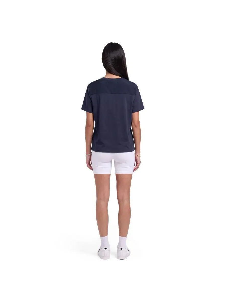 Женская футболка Slim Fit из мерсеризованного хлопка Alpenhaus — изображение 2 из 3, синий