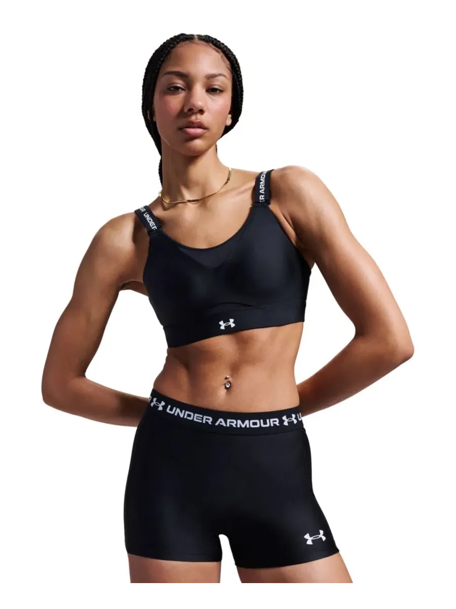 Шорты женские с заниженной посадкой Under Armour — изображение 4 из 10, черный//белый