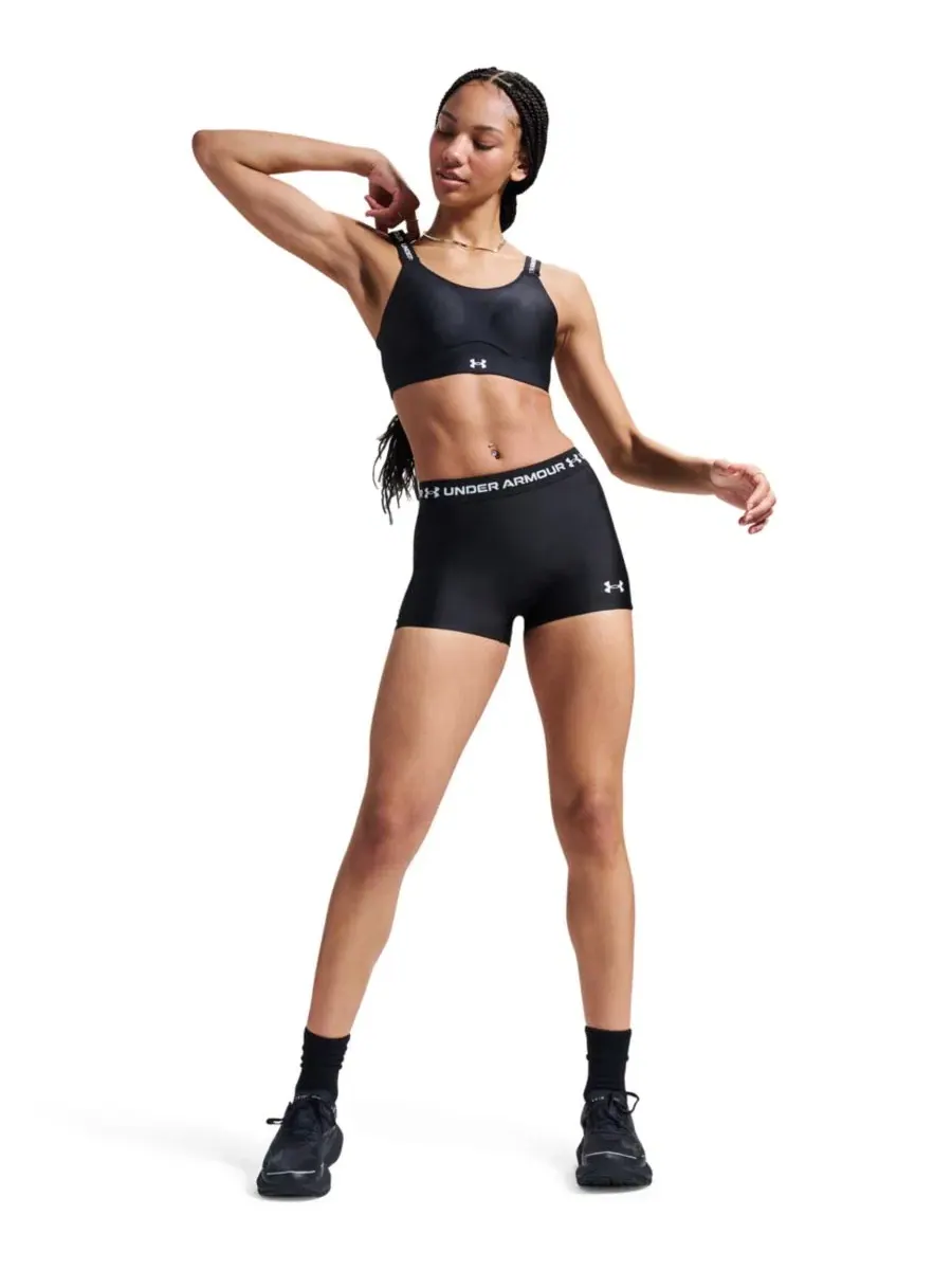Шорты женские с заниженной посадкой Under Armour — изображение 6 из 10, черный//белый