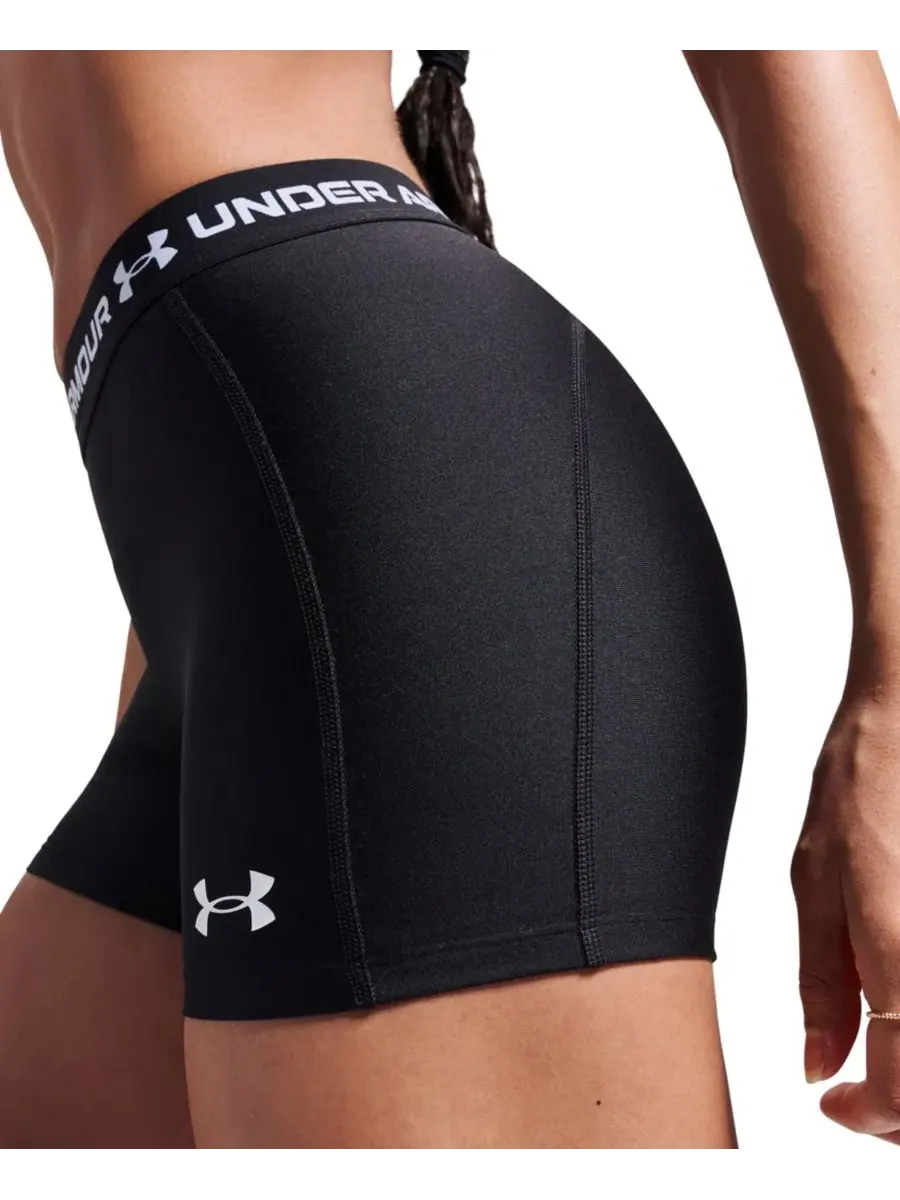Шорты женские с заниженной посадкой Under Armour — изображение 7 из 10, черный//белый