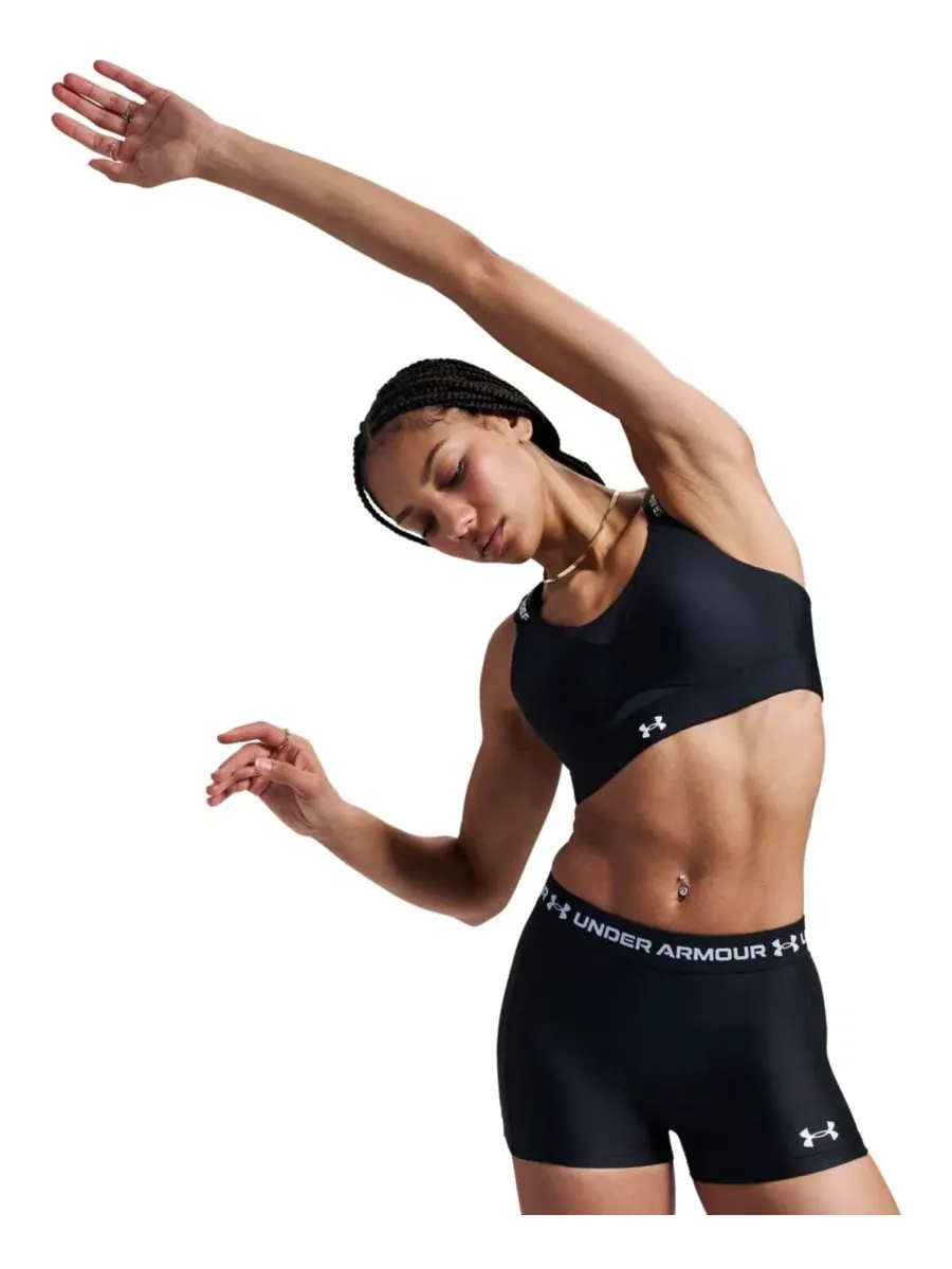 Шорты женские с заниженной посадкой Under Armour — изображение 10 из 10, черный//белый