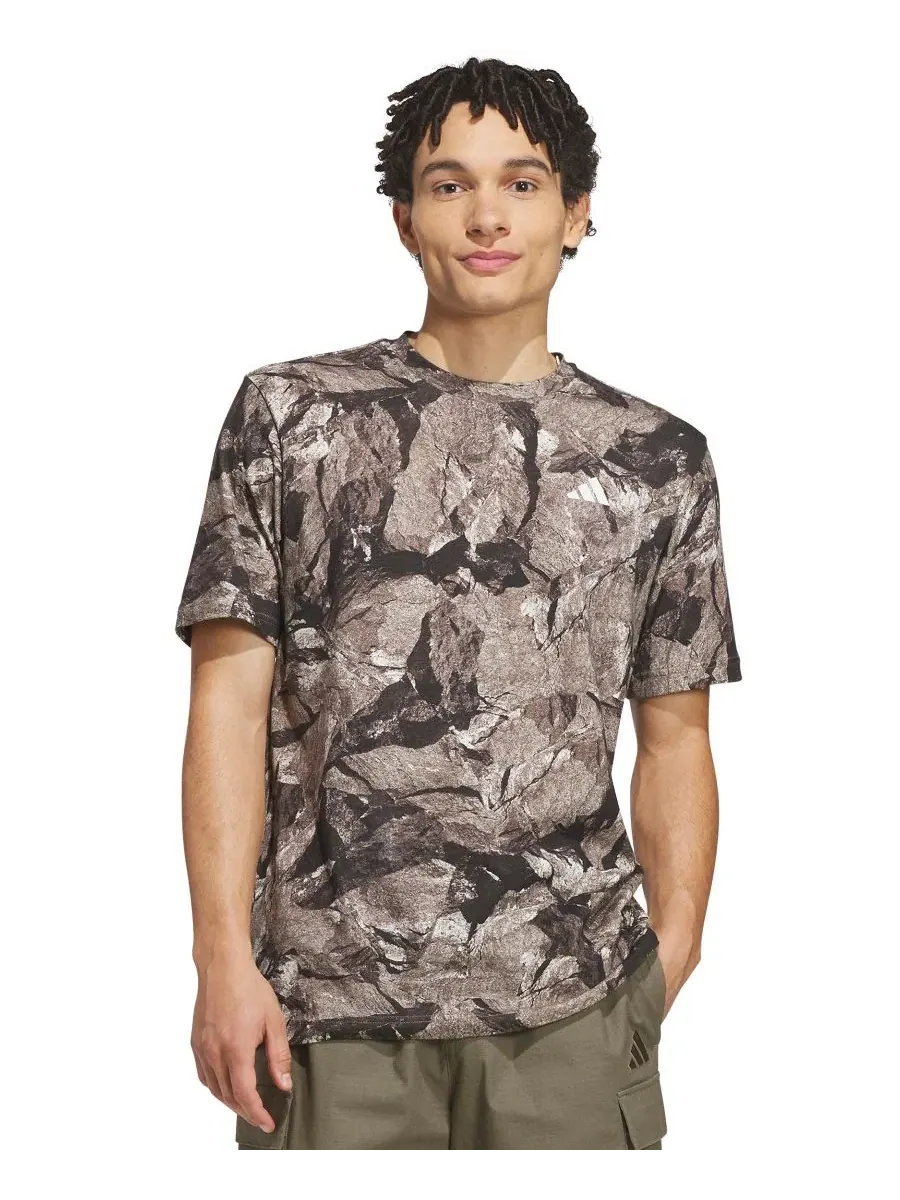Футболка с графическим принтом Rock Camo adidas