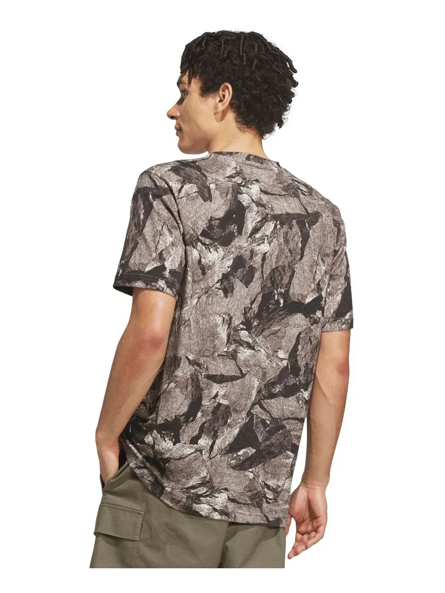 Футболка с графическим принтом Rock Camo adidas — изображение 3 из 3, белый