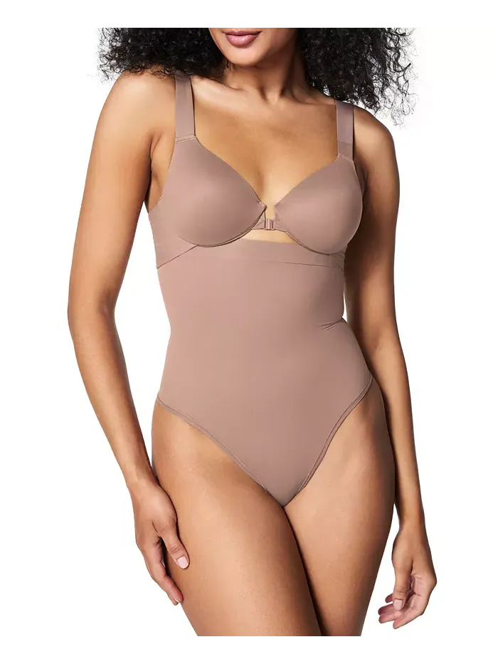 Женские бесшовные утягивающие трусы-стринги с высокой посадкой SPANX