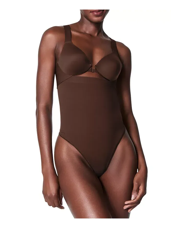 Женские бесшовные утягивающие трусы-стринги с высокой посадкой SPANX
