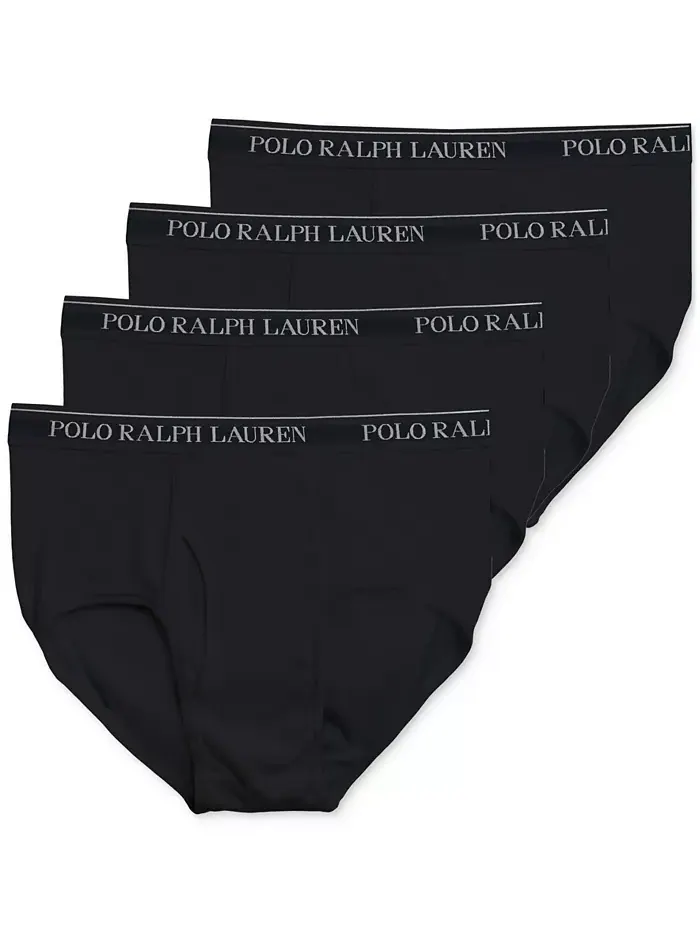 Мужские трусы классического кроя с завышенной посадкой, 4 шт Polo Ralph Lauren