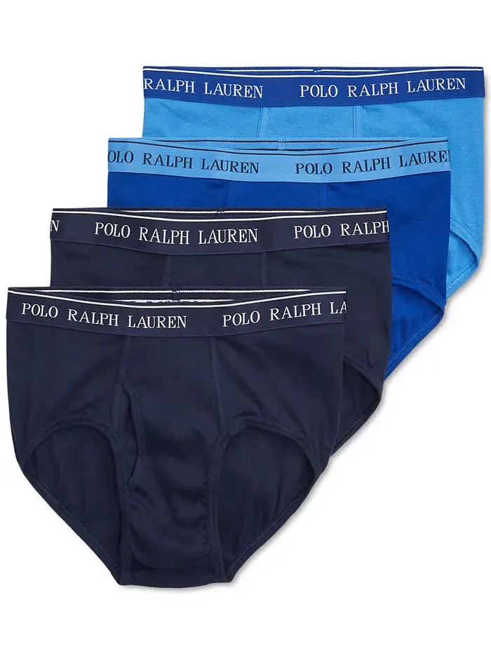 Мужские трусы классического кроя с завышенной посадкой, 4 шт Polo Ralph Lauren