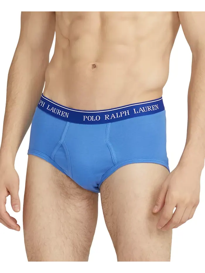 Мужские трусы классического кроя с завышенной посадкой, 4 шт Polo Ralph Lauren — изображение 2 из 5, синий//темно-синий