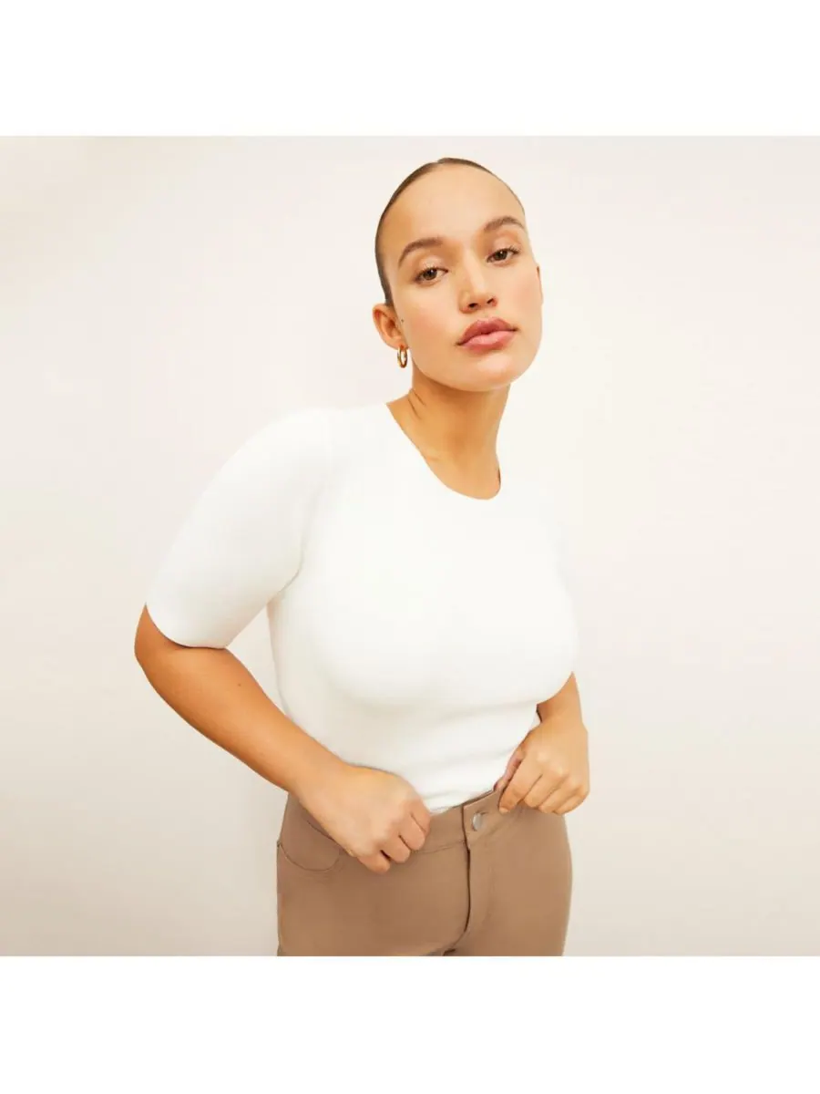 Женская блузка-чоэ - 365Knit MMLaFleur — изображение 3 из 10, белый