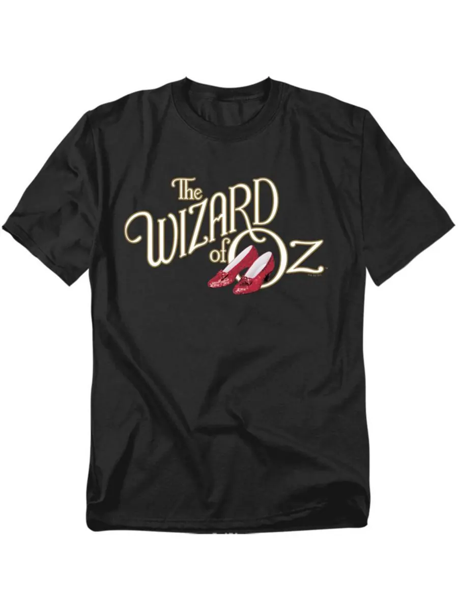Мужская футболка с классическим логотипом Wizard Of Oz — черный