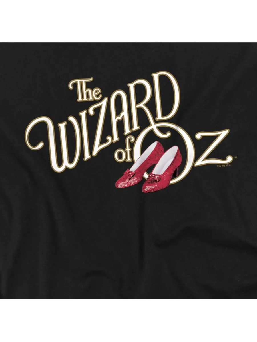 Мужская футболка с классическим логотипом Wizard Of Oz — изображение 2 из 3, черный