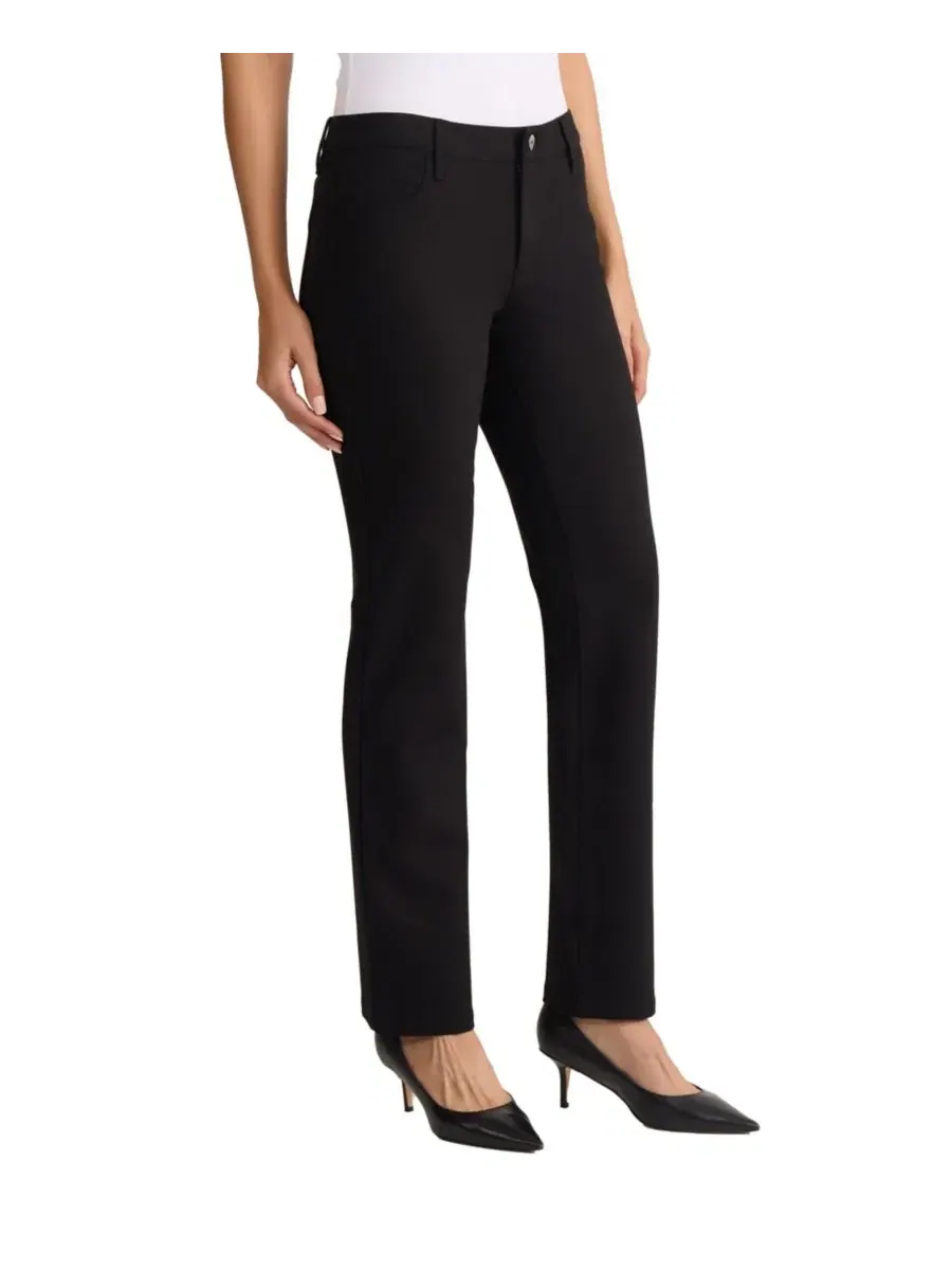 Брюки прямого кроя Lexington Mid-Rise Straight Jones New York — изображение 2 из 3, черный