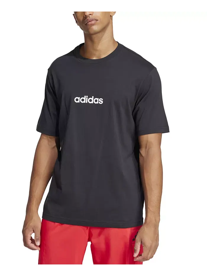 Мужская футболка Essentials Regular-Fit с линейным логотипом Adidas