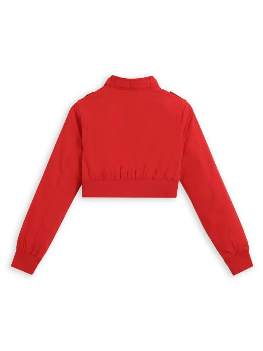 Женская мини-укороченная куртка-борцовка Members Only — изображение 8 из 8, красный