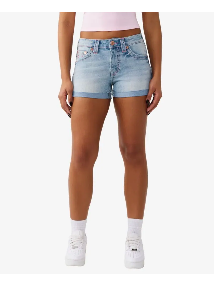 Женские шорты Jennie Mid-Rise Big T True Religion
