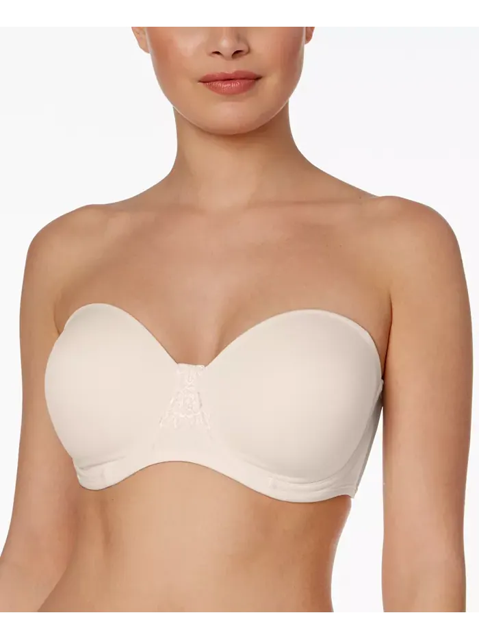 Бюстгальтер без бретелей с косточками Beauty Back Full Figure 74380 для пышных форм Vanity Fair