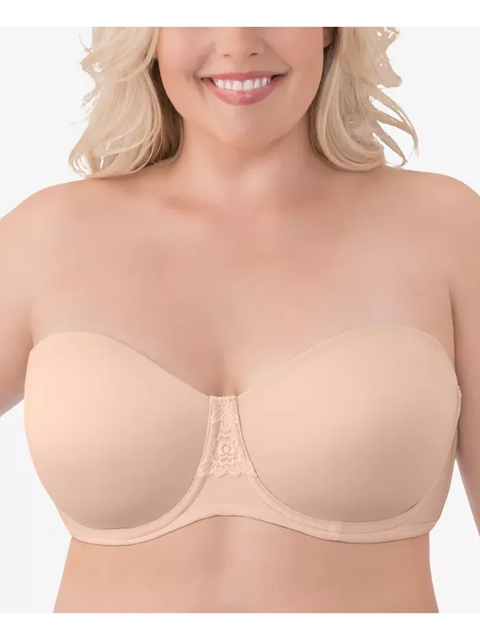 Бюстгальтер без бретелей с косточками Beauty Back Full Figure 74380 для пышных форм Vanity Fair — изображение 3 из 13