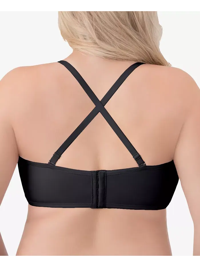 Бюстгальтер без бретелей с косточками Beauty Back Full Figure 74380 для пышных форм Vanity Fair — изображение 6 из 13, черный