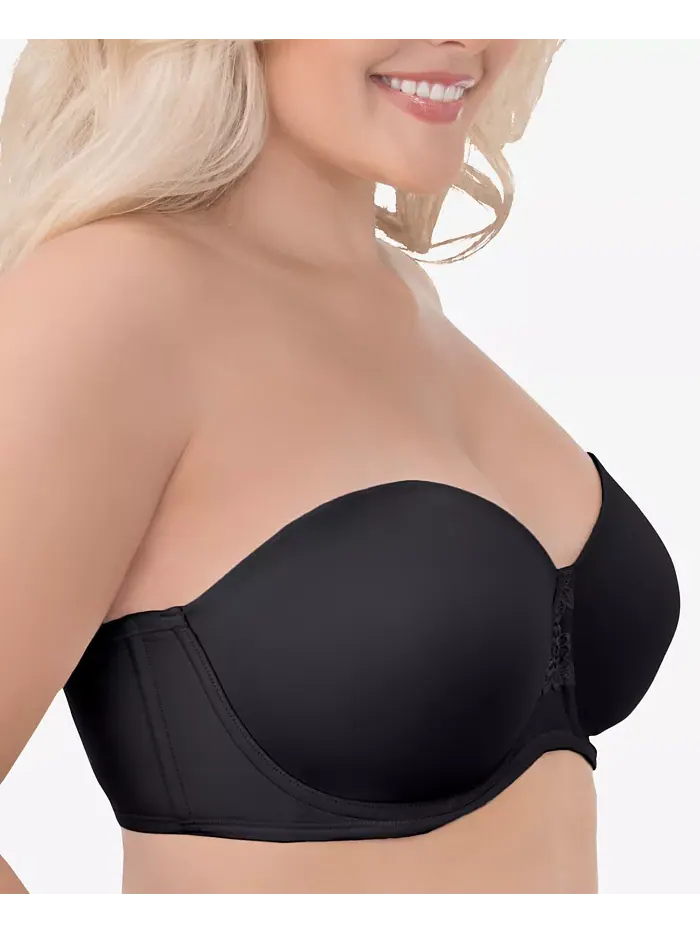 Бюстгальтер без бретелей с косточками Beauty Back Full Figure 74380 для пышных форм Vanity Fair — изображение 7 из 13, черный