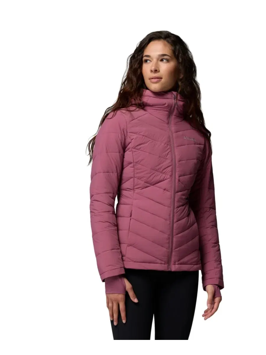 Женский пуховик с капюшоном и флисовой подкладкой Joy Peak II Columbia, Antique Mauve