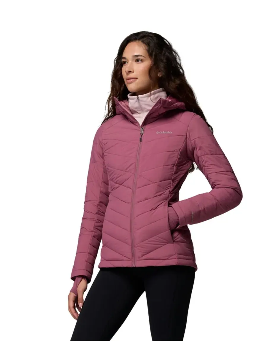 Женский пуховик с капюшоном и флисовой подкладкой Joy Peak II Columbia, Antique Mauve — изображение 3 из 3