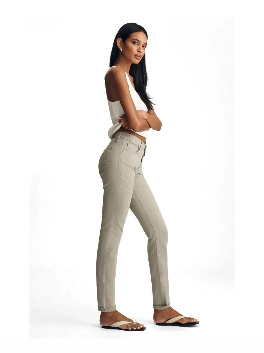 Джинсы женские свободного кроя с зауженным низом Kathleen Mid Rise Boyfriend Desert Sage Flex Blue — изображение 2 из 6