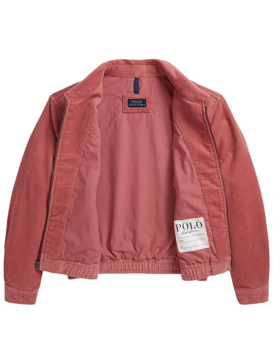 Куртка из вельвета с длинным рукавом Polo Ralph Lauren — изображение 4 из 5, розовый