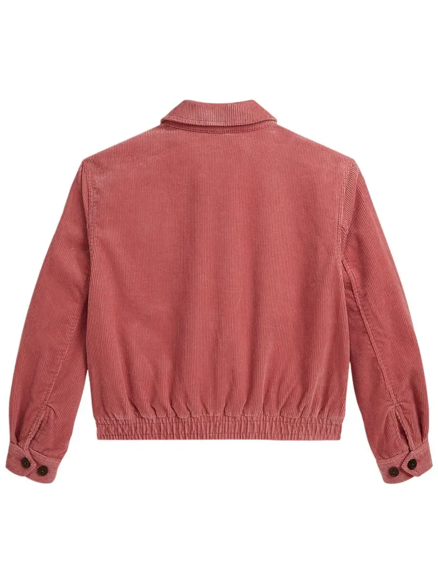 Куртка из вельвета с длинным рукавом Polo Ralph Lauren — изображение 5 из 5, розовый