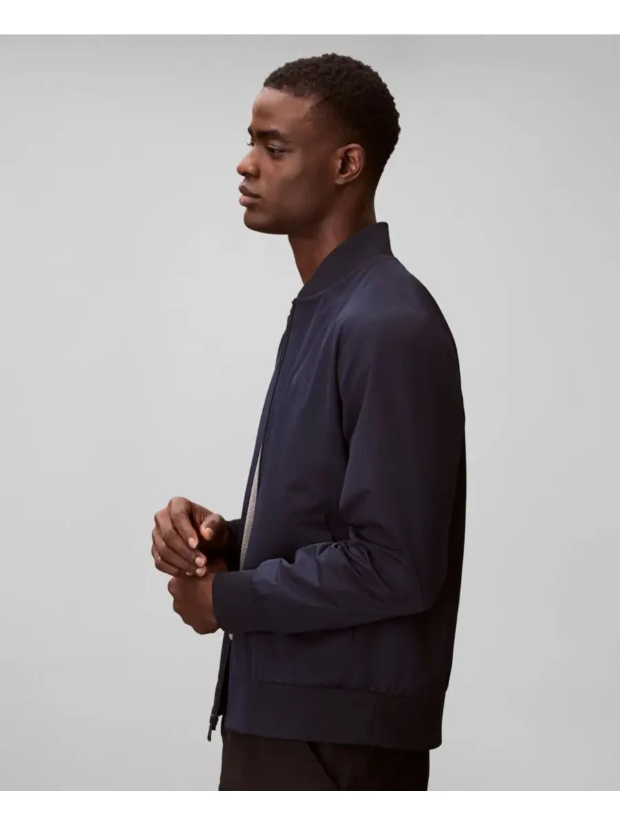 Мужская куртка-бомбер Birdseye с круглым воротником Calvin Klein — изображение 3 из 5, сапфировый