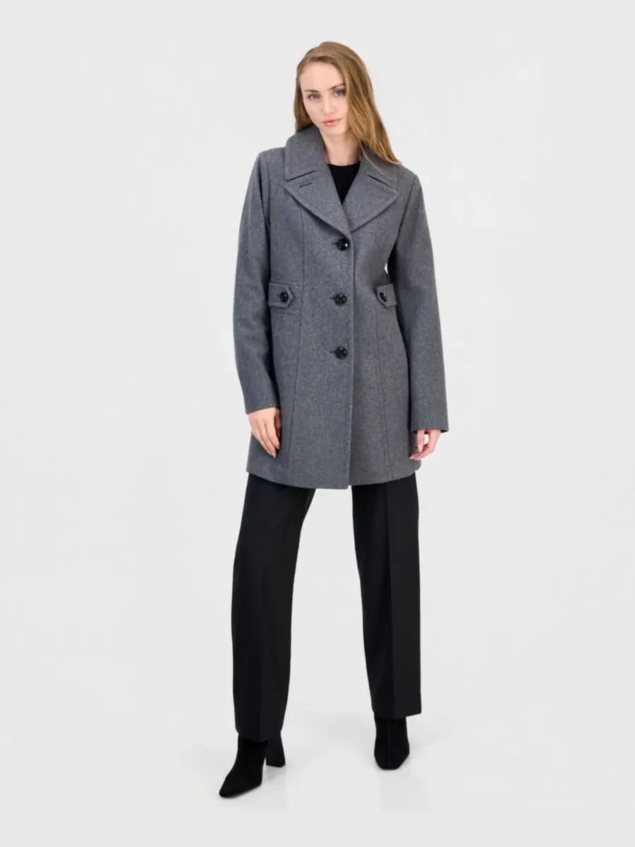 Пальто-тренч однобортное Anne Klein