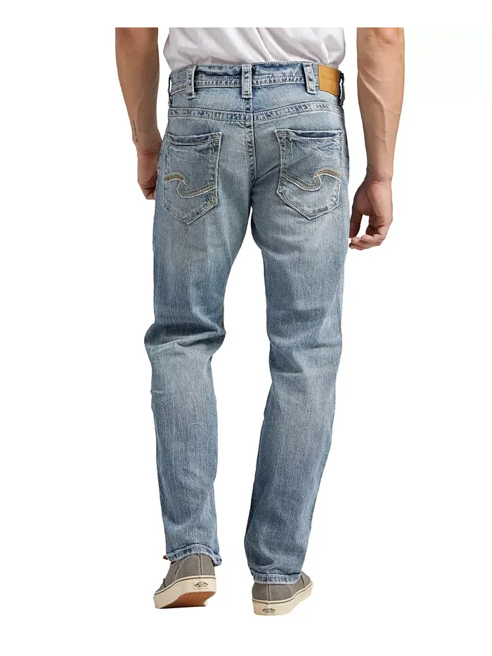 Мужские джинсы Eddie Athletic Fit Tapered Silver Jeans Co.