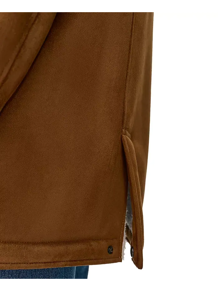 Мужское пальто из искусственного меха Dockers — изображение 5 из 6, коричневый