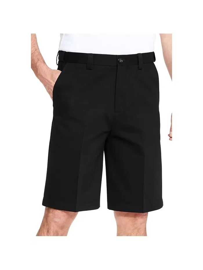Шорты прямого кроя с эластичной резинкой на талии Big & Tall, не мнутся KingSize